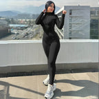 ENTERIZO COMPLETO ESSENTIALS FLEX CON CREMALLERA